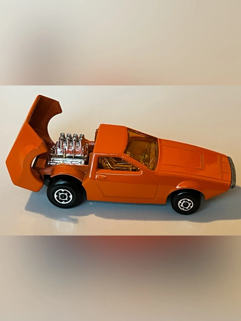 Vintage Matchbox Superfast Tanzara No. 53 Orange Lesney England